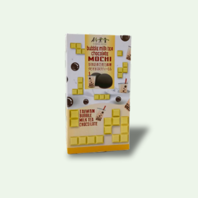 MOCHIS SABOR TÉ CON LECHE, PERLAS DE TAPIOCA Y CHOCOLATE BLANCO 210 GRS.