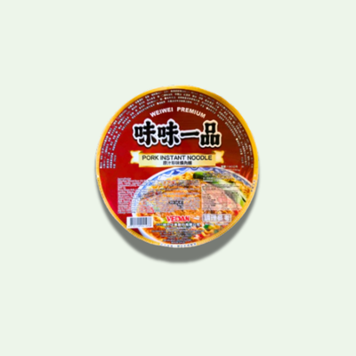 RAMEN WEIWEI PREMIUM SABOR CERDO 190 GRS.