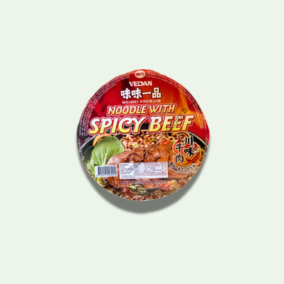 RAMEN WEIWEI PREMIUM SABOR CARNE PICANTE 190 GRS.