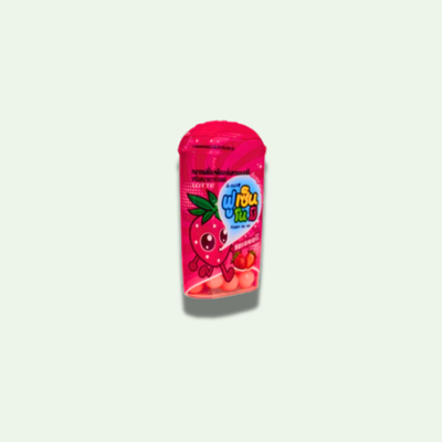 CARAMELOS CHICLE SABOR FRUTILLA 15 GRS.