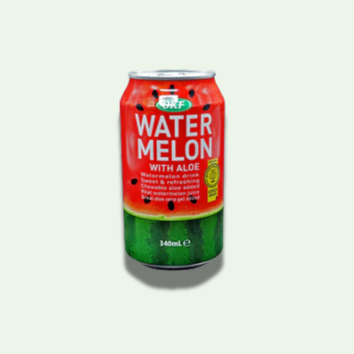 BEBIDA SABOR SANDÍA CON ALOE VERA 340 ML. 
