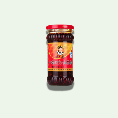 SALSA PICANTE LAO GAN MA SABOR CERDO 260 GRS.