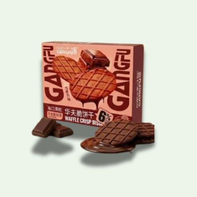 GALLETITAS WAFFLE CROCANTES SABOR CHOCOLATE 50 GRS.