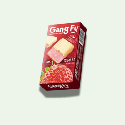 GALLETITAS SANDWICH SABOR FRUTILLA 55 GRS.