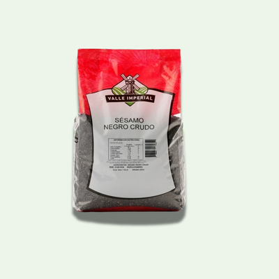 SEMILLAS DE SÉSAMO NEGRO CRUDO 1 KG.