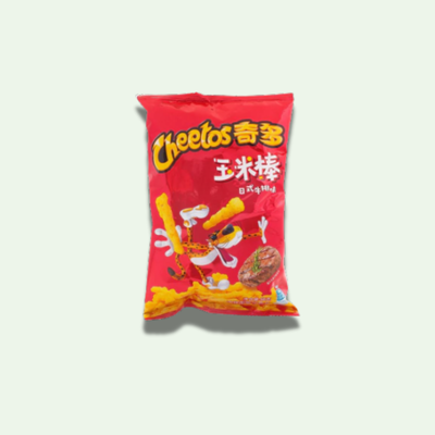 CHEETOS SABOR CARNE ESTILO JAPONÉS 50 GRS.