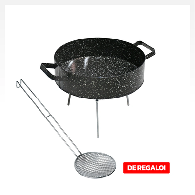 Disco enlozado Ø49cm + espumadera DE REGALO