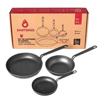 Set Sarten Hierro x 3 en caja