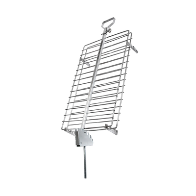 Estaca asador Libro A.inox 90x60cm c/caja p/Fogonero