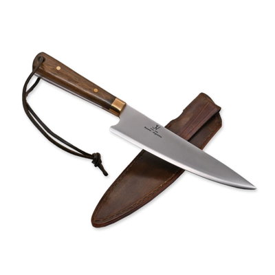 Cuchillo 8" A.inox 420 M/de Madera MMI06