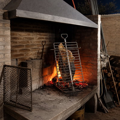 Estaca Libro A.Inox 75x50cm c/Pie