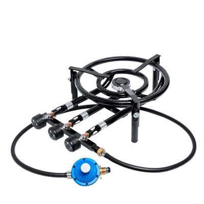 Mechero Triple Hornalla 3 Comandos Ø32cm
