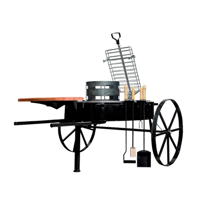 Fogonero Ø120cm con ruedas Completo