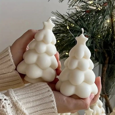 Molde árbol de navidad capas con estrella