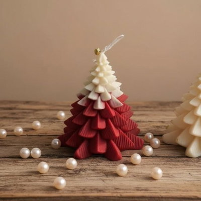Molde árbol navidad hojas (grande)