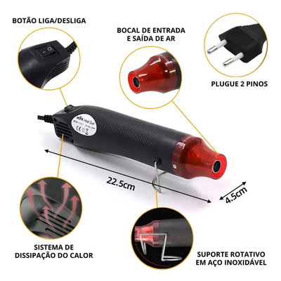 Pistola de calor artesanias