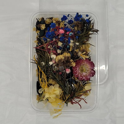 Flores secas para velas 1 bandeja 