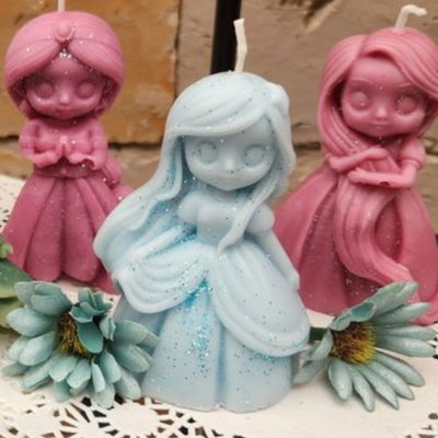 Molde silicona princesa ariel 