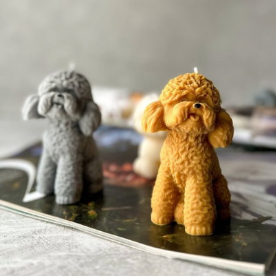 Molde silicona perro caniche