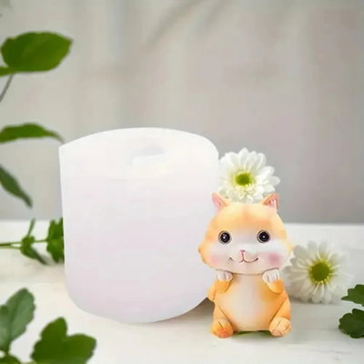 Molde silicona gatito