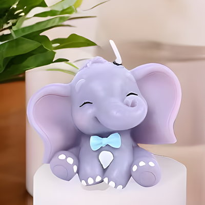 Molde silicona elefante nene