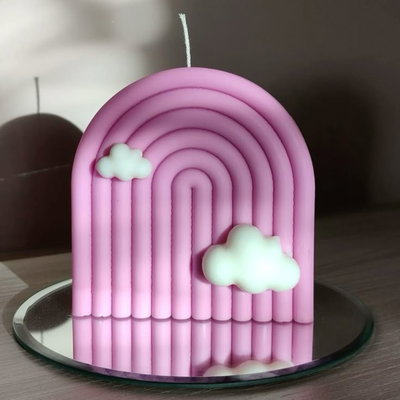 Molde silicona arcoíris