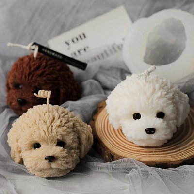 Molde silicona cabeza de perro