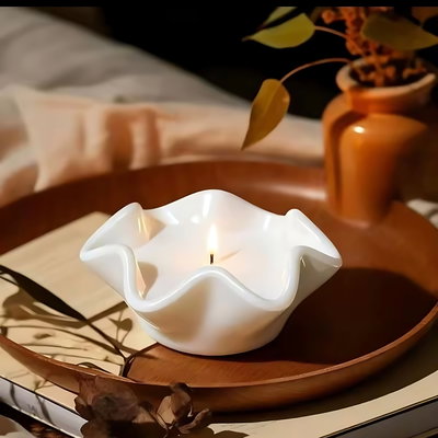 Molde silicona cuenco porta vela