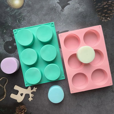 Molde silicona torta x6