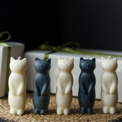 Molde silicona gato largo 