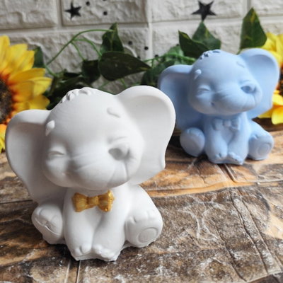 Molde silicona elefante nene