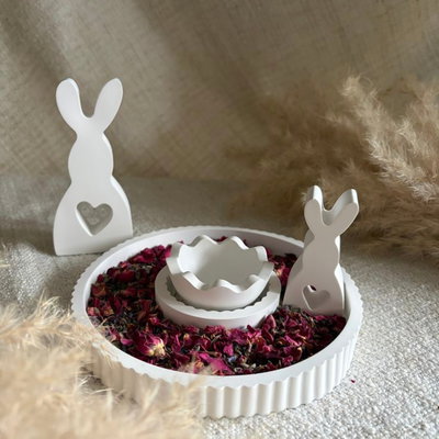 Molde silicona conejo parado