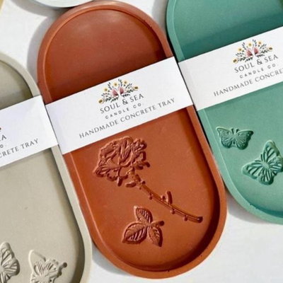 Molde silicona bandeja flor grande