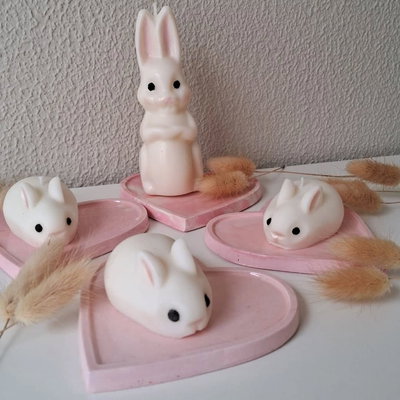 Molde silicona conejitos
