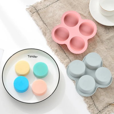 Molde silicona torta x4