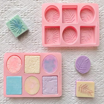 Molde silicona 2 formas con diseño x6