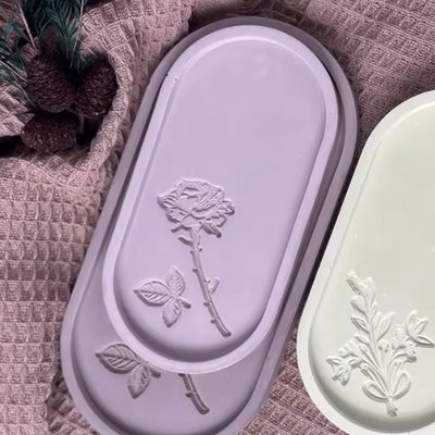 Molde silicona bandeja chica con diseño