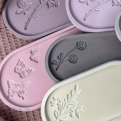 Molde silicona bandeja mariposas grande