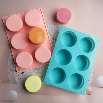 Molde silicona torta x6