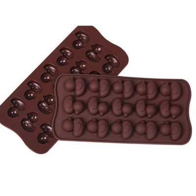 Molde silicona patitos 