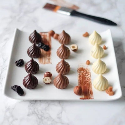 Molde silicona copo de avellanas 