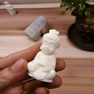 Molde silicona buda mudra