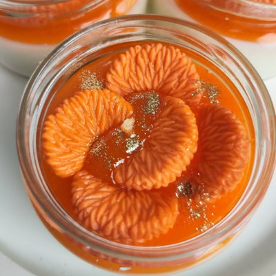 Molde silicona gajos de mandarina