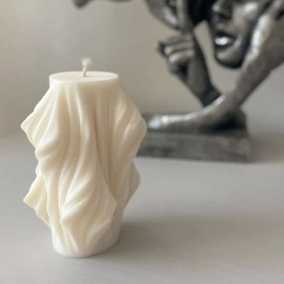 Molde silicona cilindro ondulado 