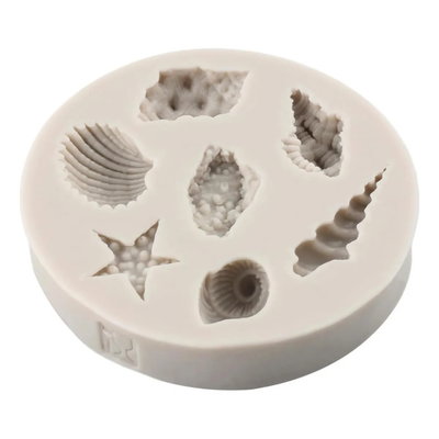 Molde silicona caracolas de mar