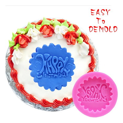Molde silicona happy birthday