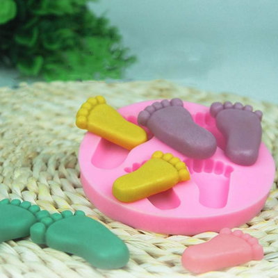 Molde silicona 4 piecitos