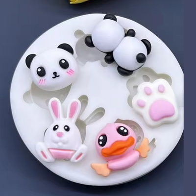 Molde silicona animalitos 