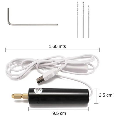 Mini taladro eléctrico USB