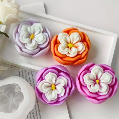 Molde silicona flor sakura